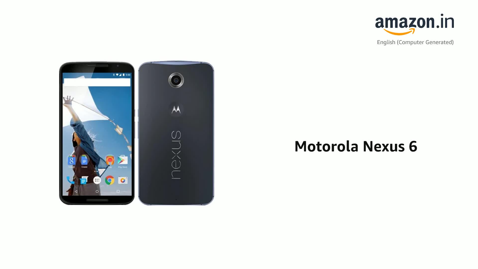Renewed) Motorola Nexus 6 (Blue, 32GB) : Amazon.in: Electronics